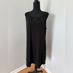 Kaari Blue Black Sleeveless Dress